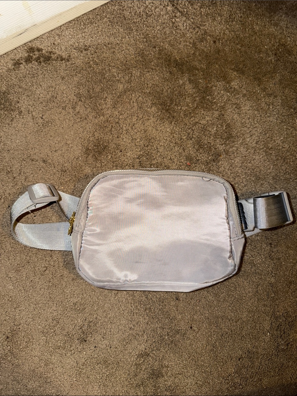 Gray Mini Belt Bag